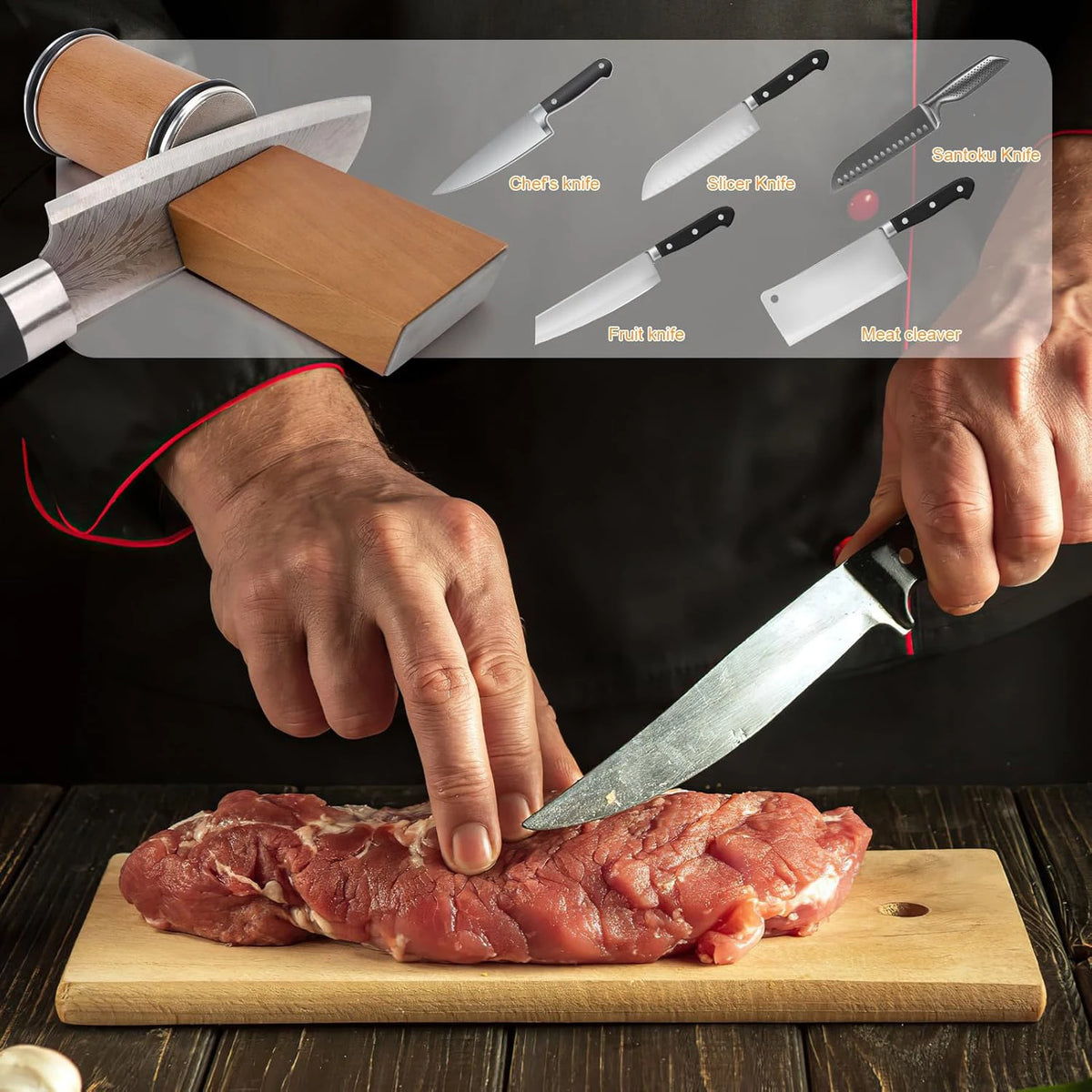 Effortless Rolling Knife Sharpener