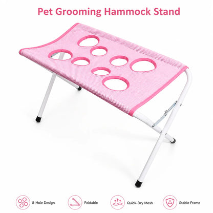 Foldable Pet Grooming Hammock Stand