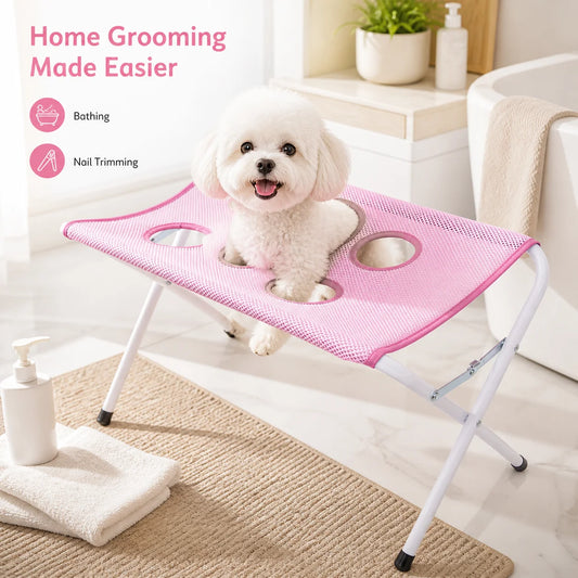Foldable Pet Grooming Hammock Stand
