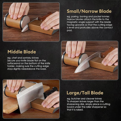Effortless Rolling Knife Sharpener